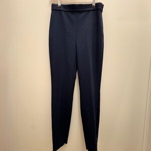 Babaton Navy Pull-On Slim Trousers